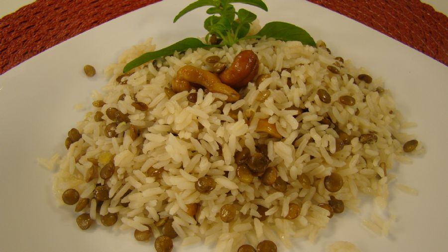 Arroz com Lentilha