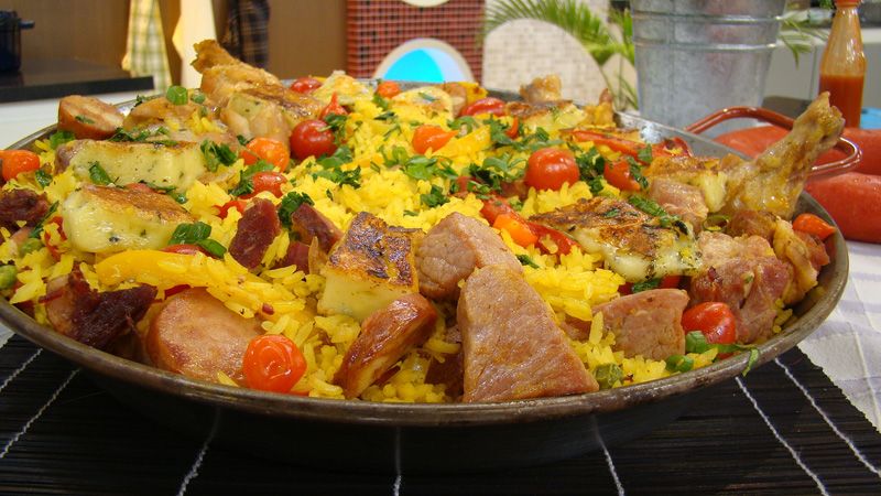 Paella Caipira