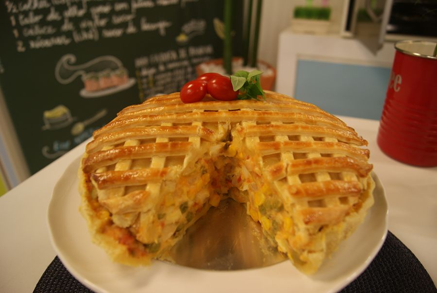 Empadão de Cremoso de Palmito