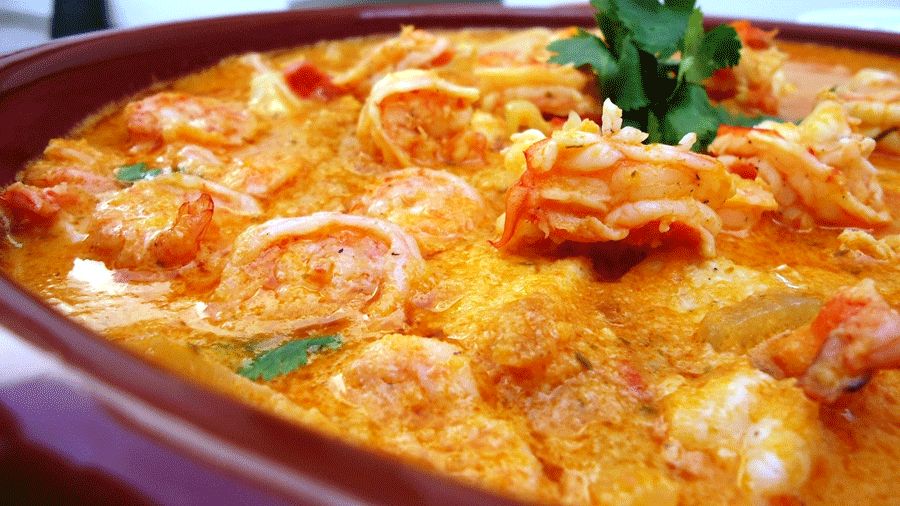 Moqueca de camarão