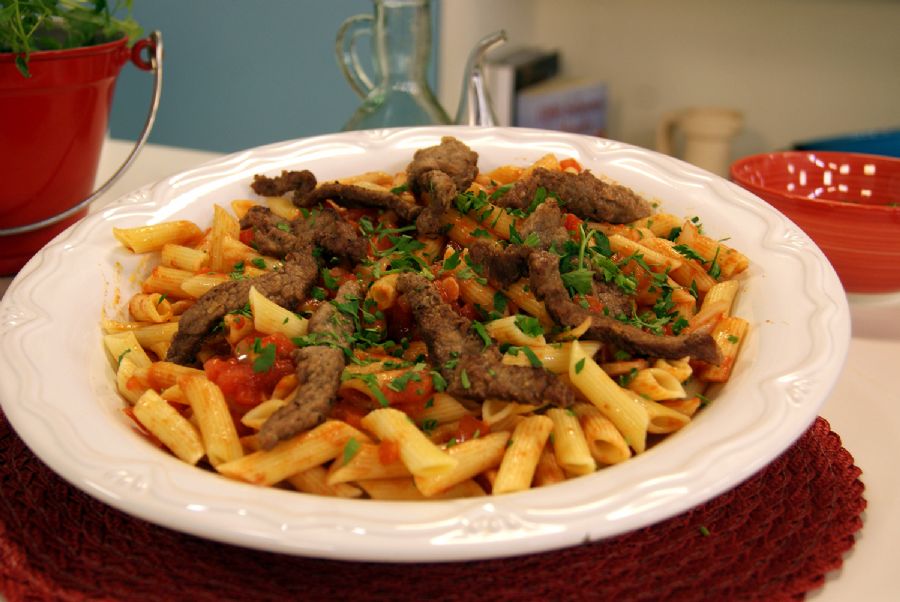 Penne Iscas De Carne Band Receitas