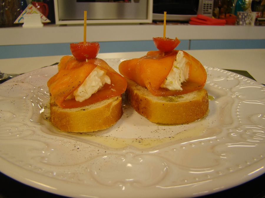 Salmão com Creme Azedo