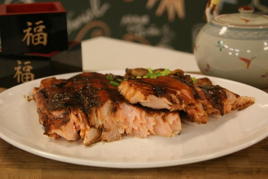 Salmão Teriyak