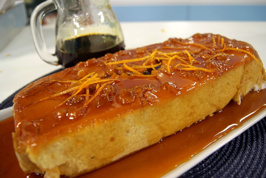 Pudim de Pão Sabor Laranja