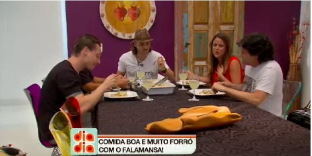 Falamansa participa do Papo de Cozinha com Marina Mantega