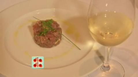 Tartar de Atum e Linguini à Matriciana