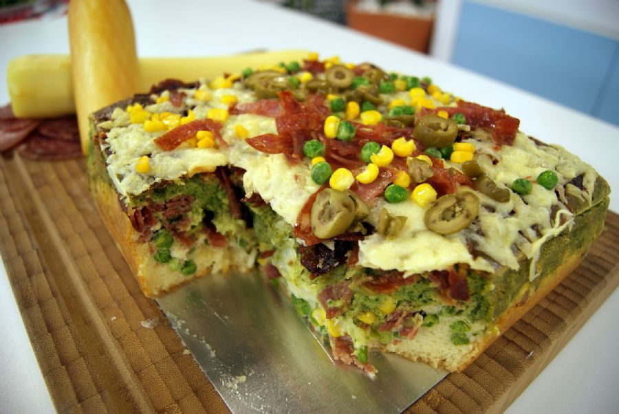 Torta Preguiça de Salame