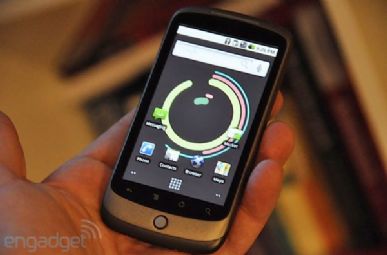 O Nexus One, smartphone do Google, vem com o Android 2.1