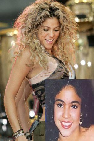 A cantora Shakira mudou a cor dos cabelos e afinou as sobrancelhas