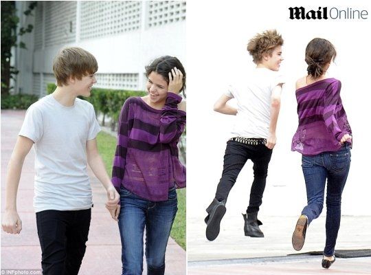 Justin e Selena: clima de romance no ar
