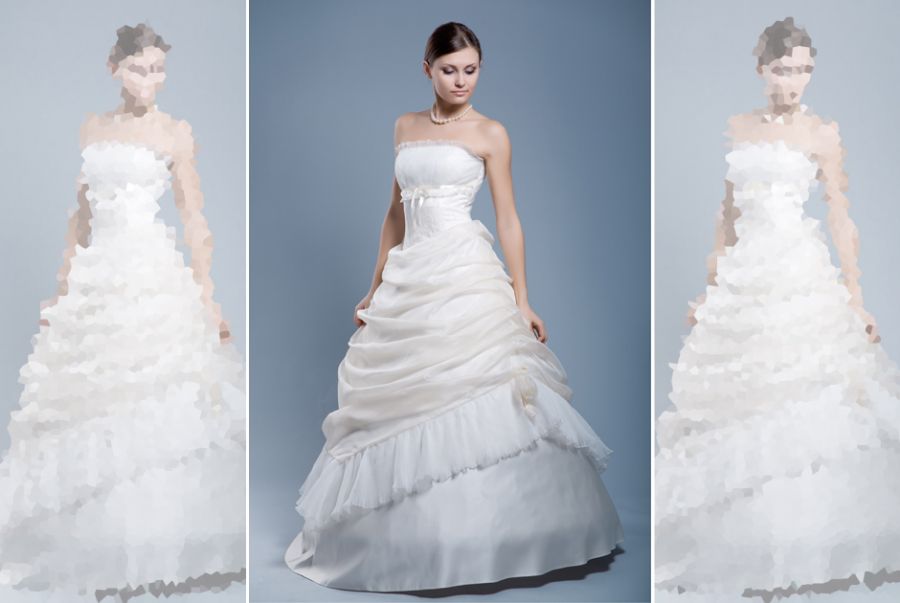 Vestidos de noiva com cintura bem marcada 
