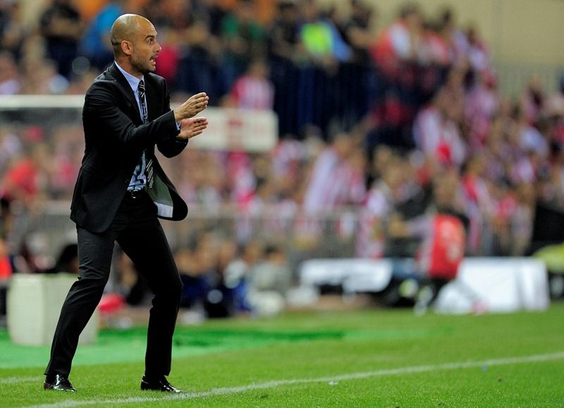 Pep Guardiola deixou o Barcelona nesta sexta-feira com título da Copa do Rei / JOSEP LAGO/AFP