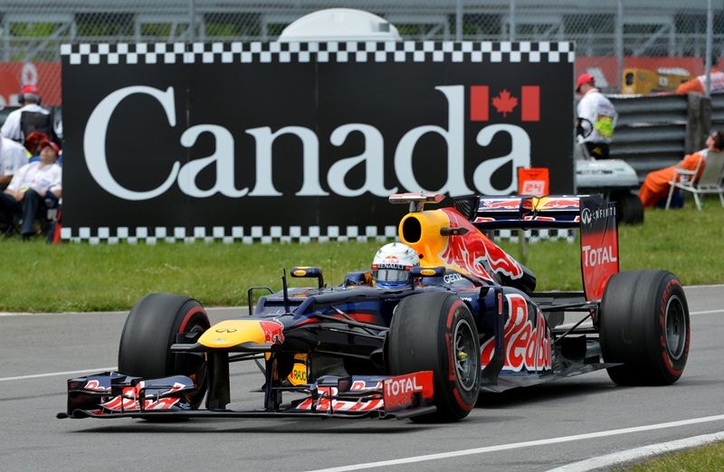 Vettel liderou terceiro treino neste sábado para o GP do Canad¿¿ / STAN HONDA/AFP 