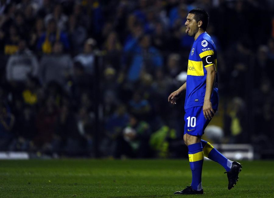 Riquelme chamou árbitro de idiota / Alejandro Pagni/AFP
