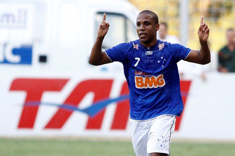 Borges comemora gol na vitória sobre o Flamengo neste domingo / Ramon Bitencourt/VIPCOMM