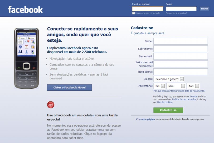 Se a decisão do juiz for mantida, o Facebook deverá interromper o acesso à rede social  / Reprodução