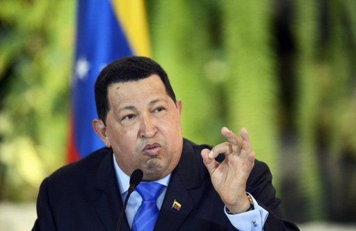Chávez foi reeleito presidente da Venezuela / JUAN BARRETO / AFP