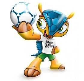 Tatu-bola da Copa de 2014 terá nome escolhido por votação na internet / Divulgação