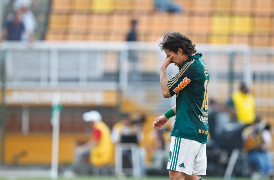 Valdivia na derrota do Palmeiras para o Corinthians / Julia Chequer/Folhapress