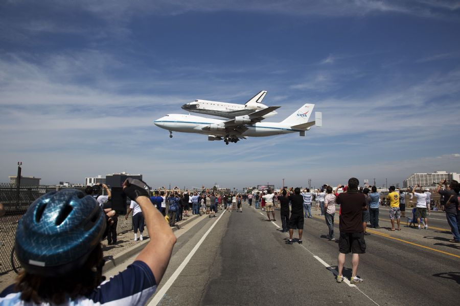 Última missão do ônibus espacial foi no ano passado / Foto: AFP Photo/NASA/Matt Hedges
