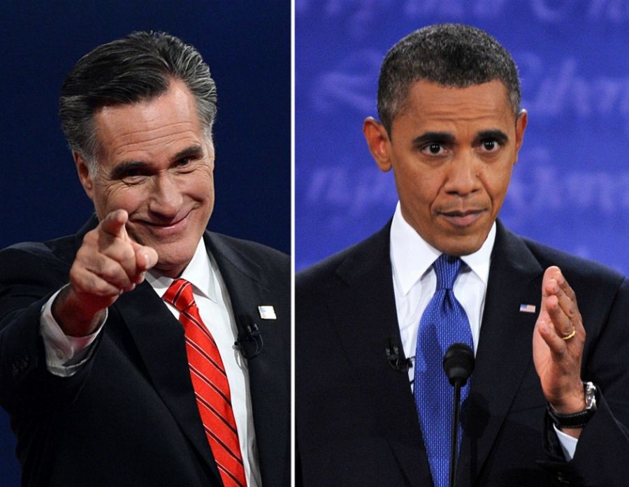 Para os analistas, Romney foi mais agressivo no primeiro debate / STF / AFP