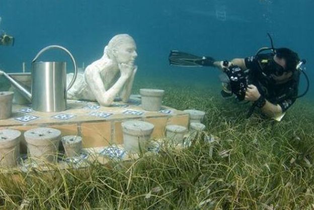 Museu submerso terá mais de 400 esculturas