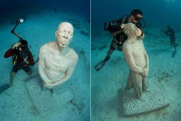 Museu submerso terá mais de 400 esculturas