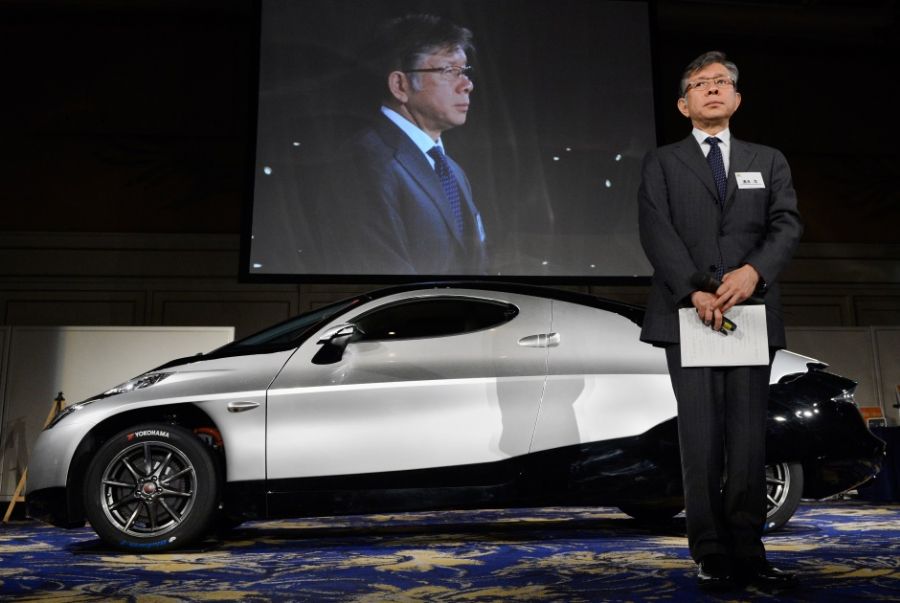 Carro elétrico foi lançado nesta quarta-feira no Japão / Toru Yamanaka/AFP