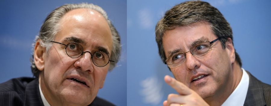 Roberto Azevedo e Herminio Blanco são favoritos ao cargo / Fabrice Coffrini/AFP