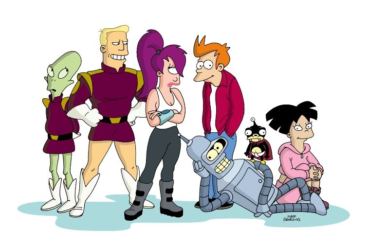 No futuro, Fry consegue um emprego na Planet Express, uma empresa interplanetária de entregas  / 