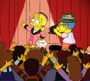 Homer reencontra a mãe