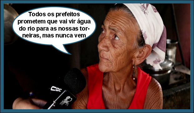 População fala sobre a seca no Nordeste