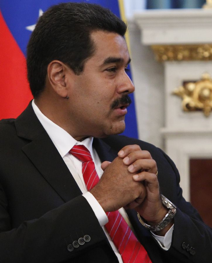 Maduro revelou que figura foi encontrada por operários / Maxim Shemetov/AFP/Arquivo