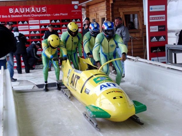 Equipe brasileira de bobsled nos Jogos de Salt Lake City / Divulgação