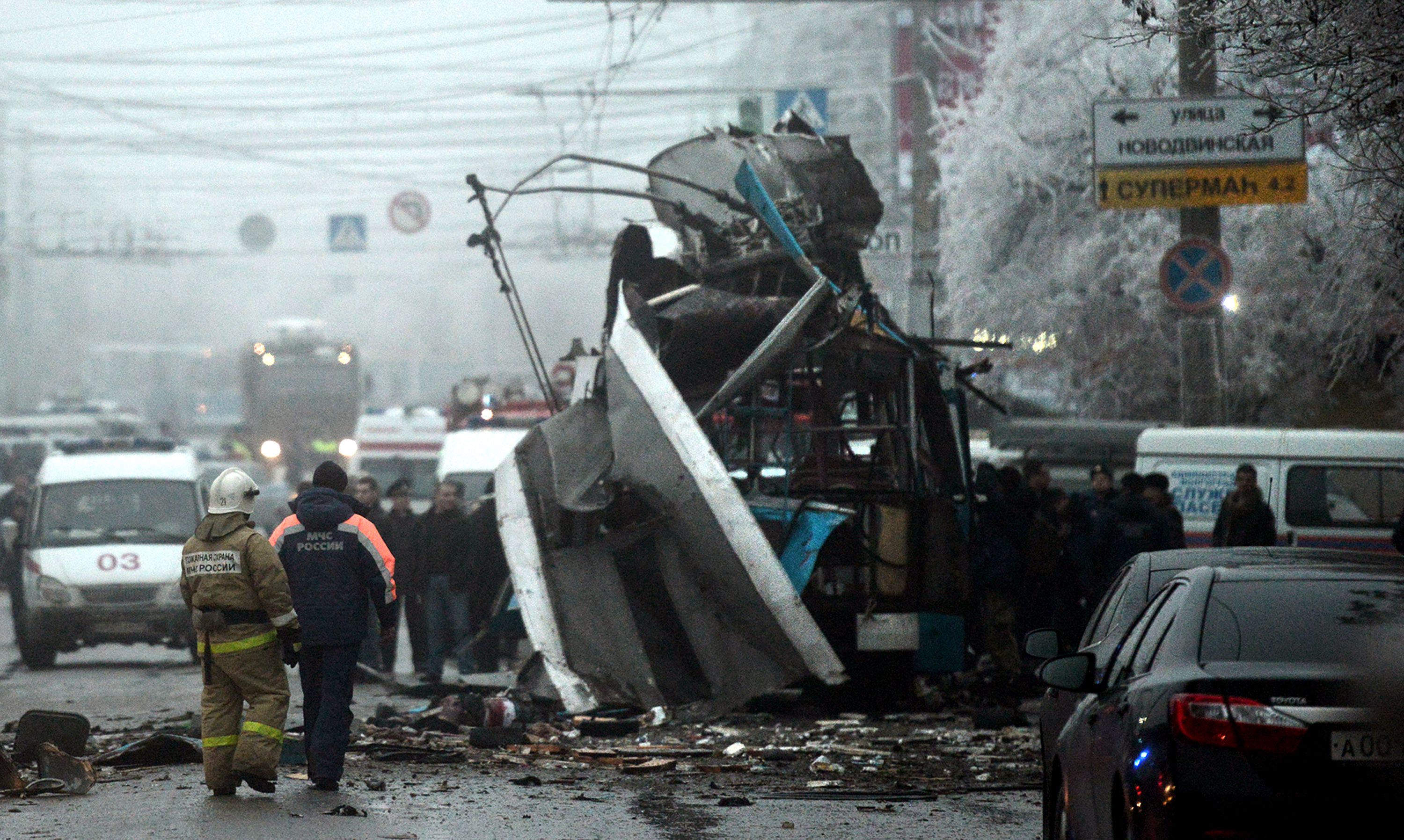 Resultado de imagem para RUSSIA Explosão em um ônibus elétrico