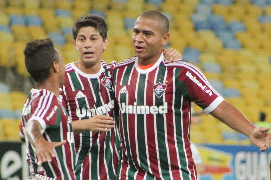 Walter (à esq.) é o artilheiro do Fluminense no Carioca, com quatro gols / Néster J. Beremblum/Brazil Photo Press/Folhapress