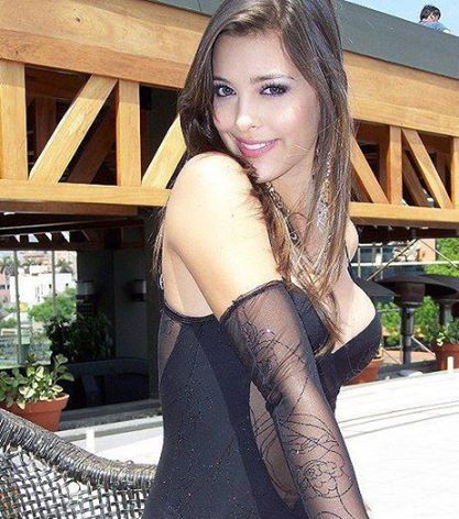  A bela modelo colombiana Sandra Valencia