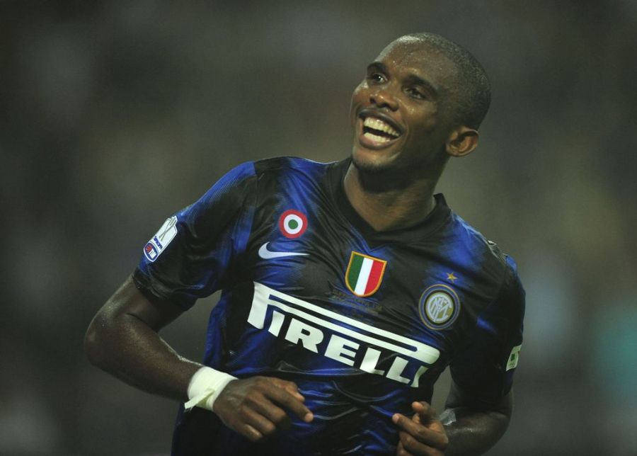 Eto´o foi o destaque da Inter de Milão ao marcar dois gols