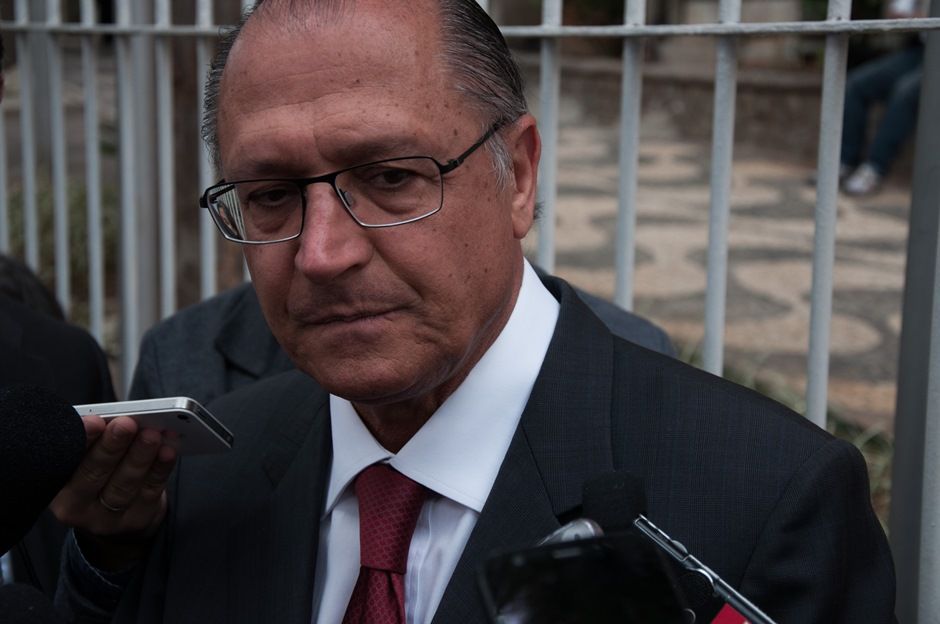 Alckmin disse que está muito triste com a morte de Campos / Kevin David/Brazil Photo Press/Folhapress