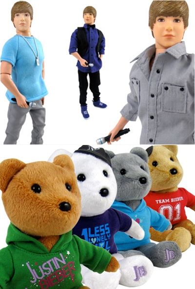Brinquedos inspirados em Bieber já podem ser comprados na internet