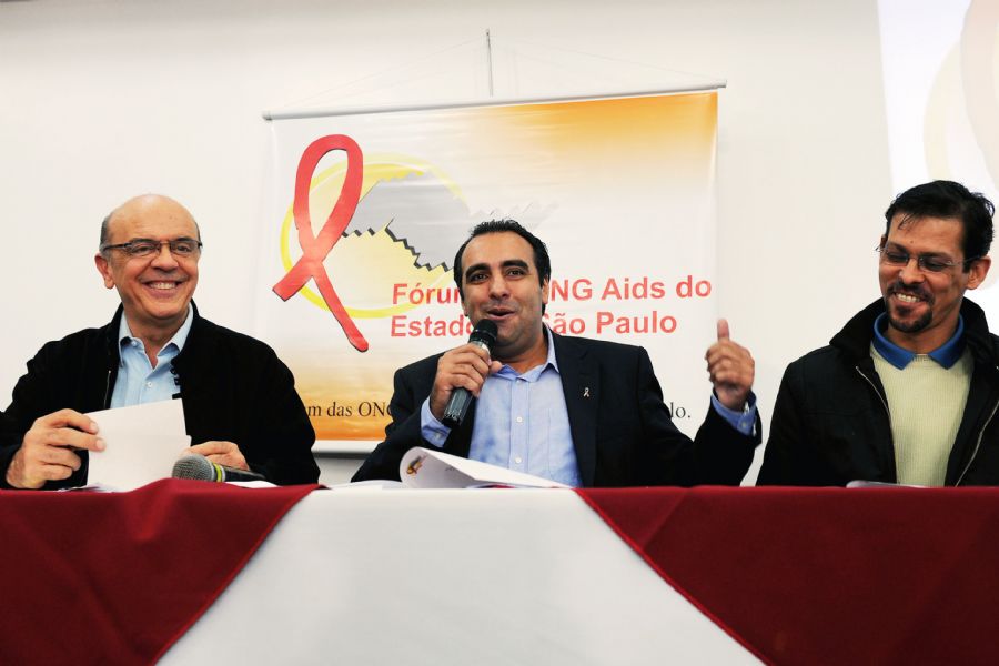José Serra compareu a um fórum de ONGs sobre Aids em São Paulo, nesta quinta