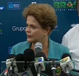 Em declaração sobre protestos, Dilma relembra morte de Santiago / Reprodução/Jornal da Band