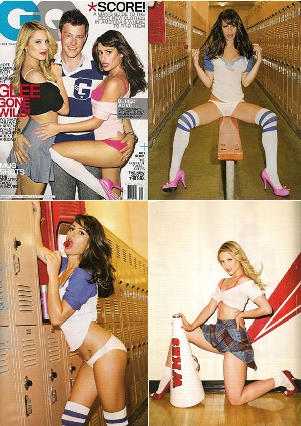 Elenco de Glee capricha na sensualidade para ensaio na GQ