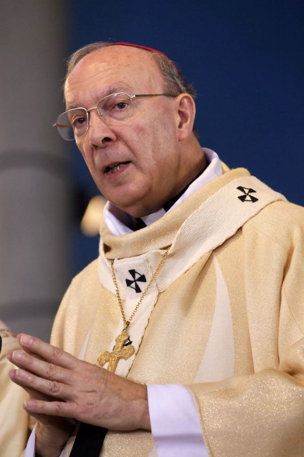Chefe da Igreja Católica belga, Arcebispo Andre-Joseph Leonard