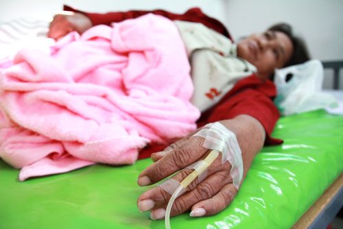 Paciente com cólera / Foto: Shutterstock