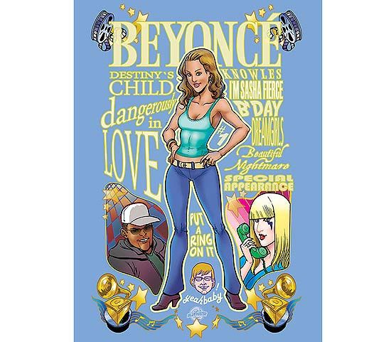 Vida da cantora Beyoncé vira história em quadrinhos