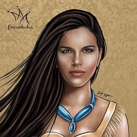 Mariana Rios como Pocahontas