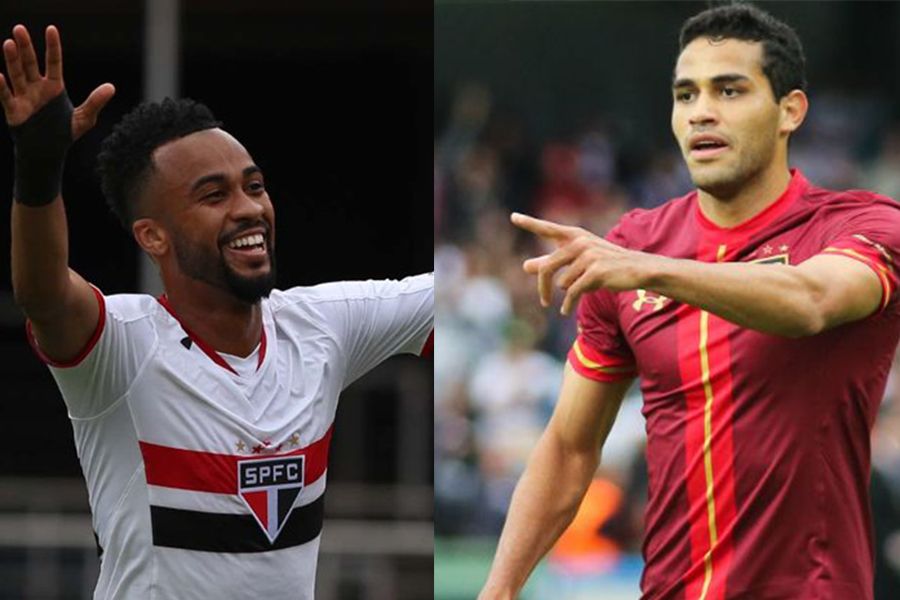 Wesley e Alan Kardec ainda lutam pela titularidade no Morumbi - Rubens Chiri/saopaulofc.net e Joka Madruga/Futura Press/Folhapress