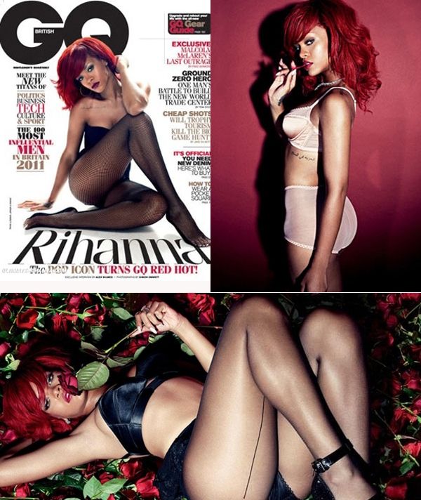 Rihanna posa sensual para edição de janeiro da GQ