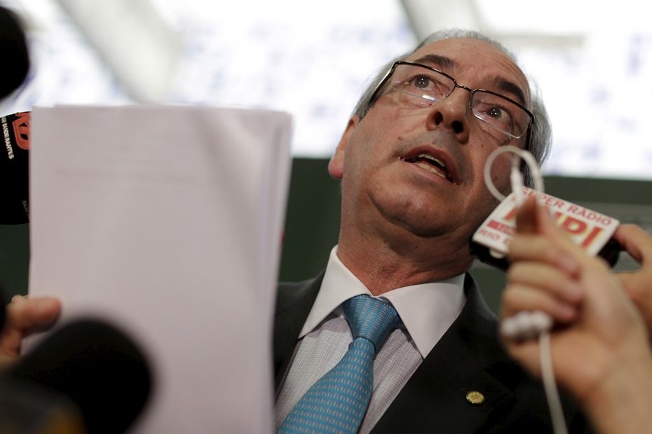 Cunha insinua que divulgação de nota tem relação com pedido de impeachment / REUTERS/Ueslei Marcelino